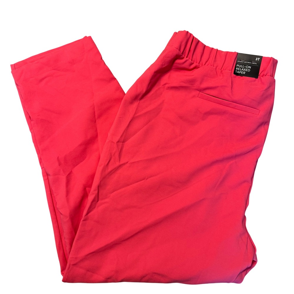 Torrid Studio Pull On Relaxed Taper‎ Pants Coral Pink Size 3T